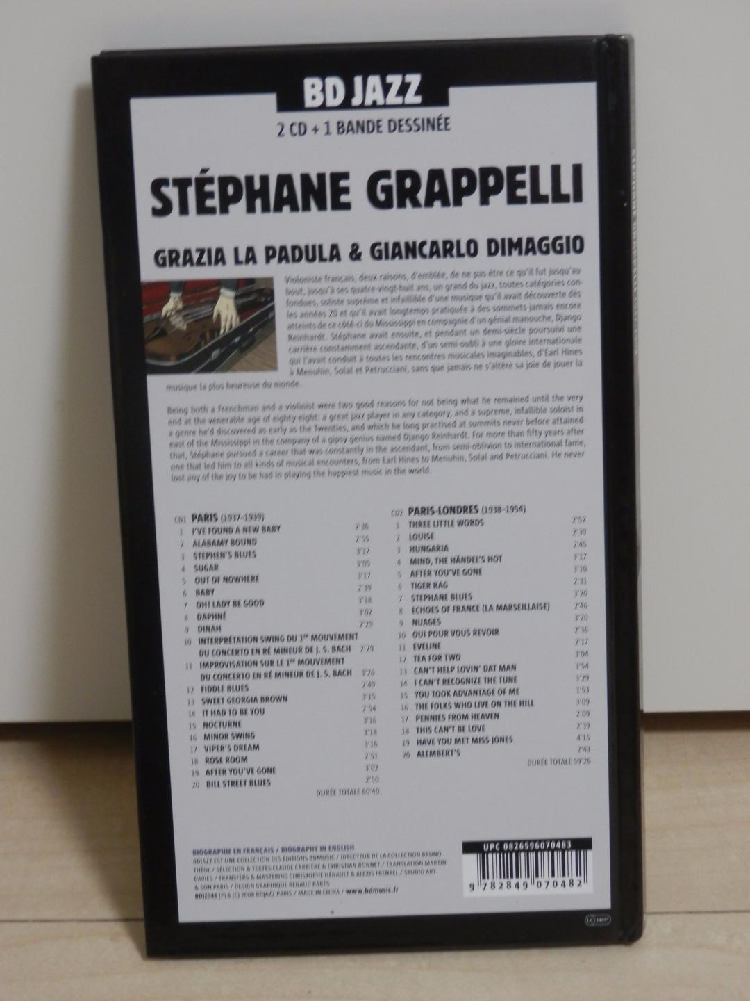 歳末値引 STEPHANE GRAPPELLI  グラッペリ  BD JAZZ