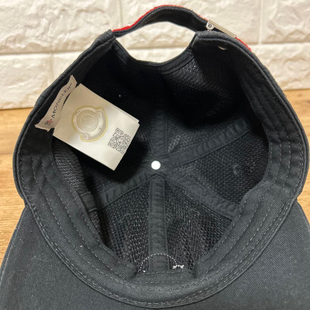 モンクレール MONCLER ロゴワッペン ベースボールキャップ 帽子