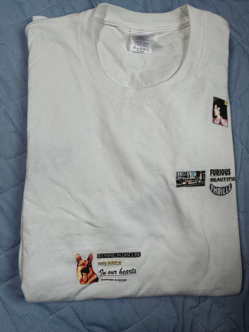 トップス supreme 24fw week1 Upset tee White