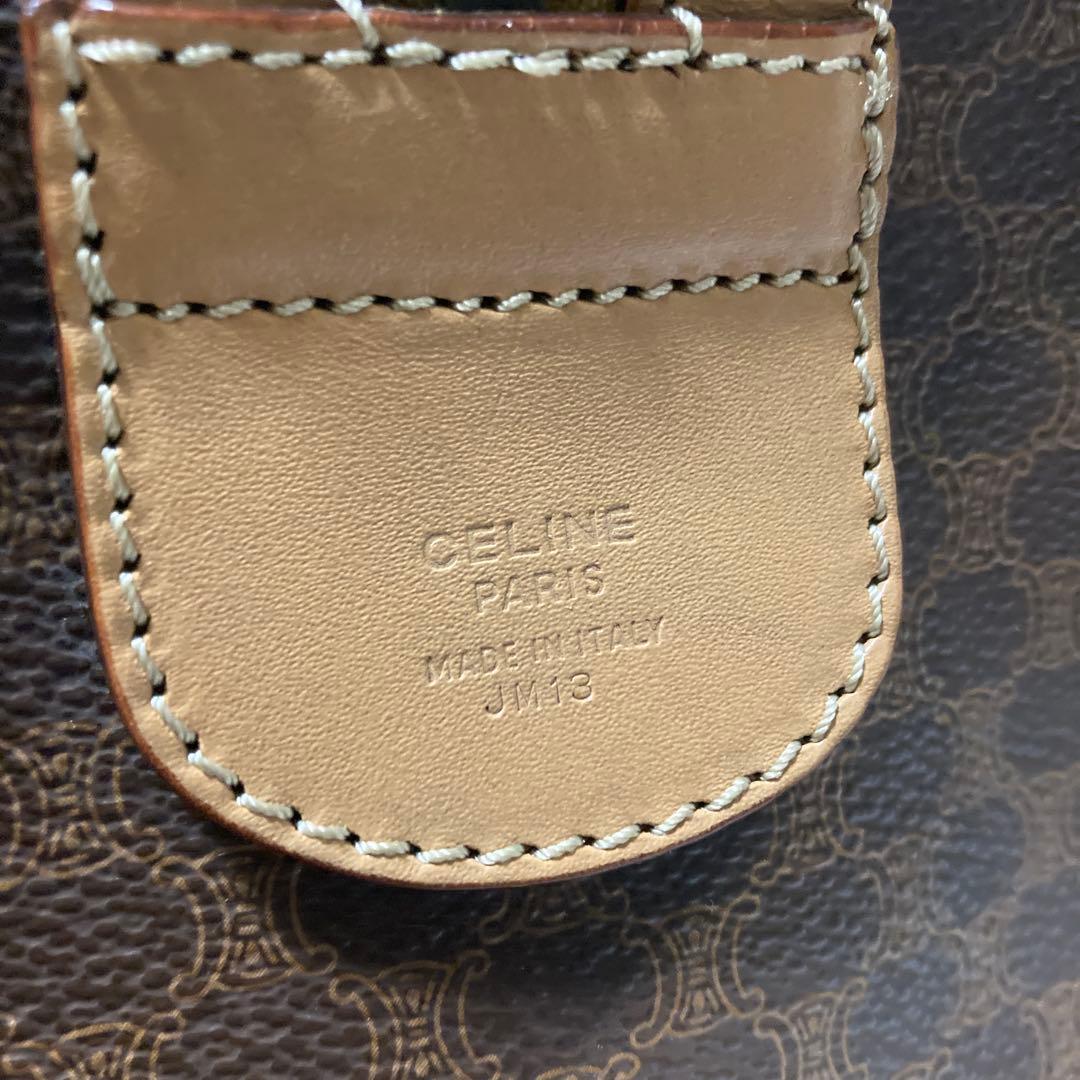 CELINE セリーヌ マカダム ボストンバッグ JM13 南京錠付