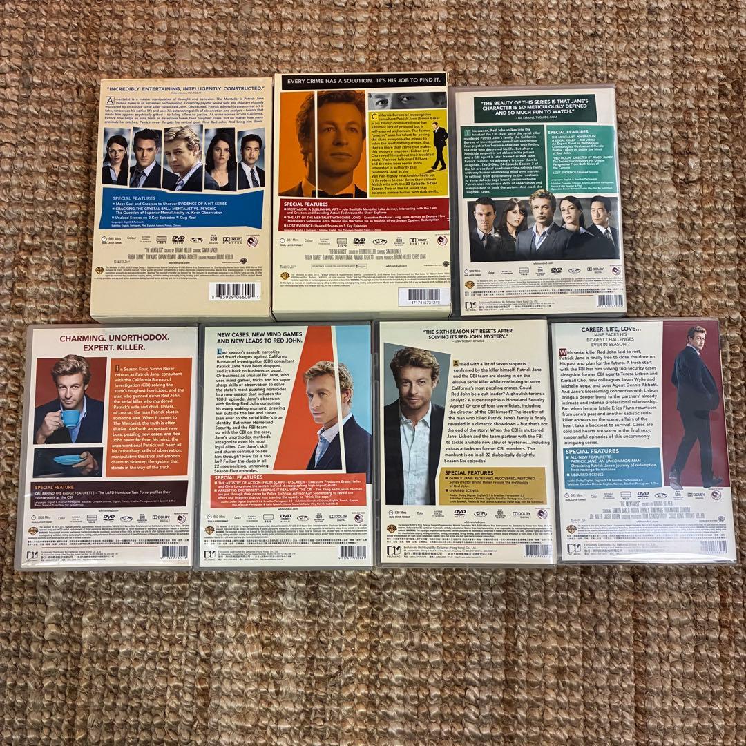 THE MENTALIST DVD セット 1-7(リージョン3)