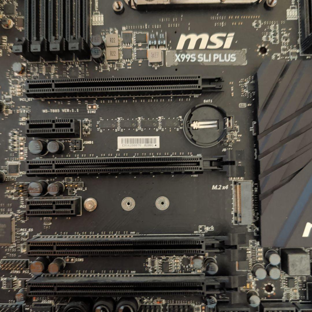 マザーボード MSI/X99SSLIPLUS