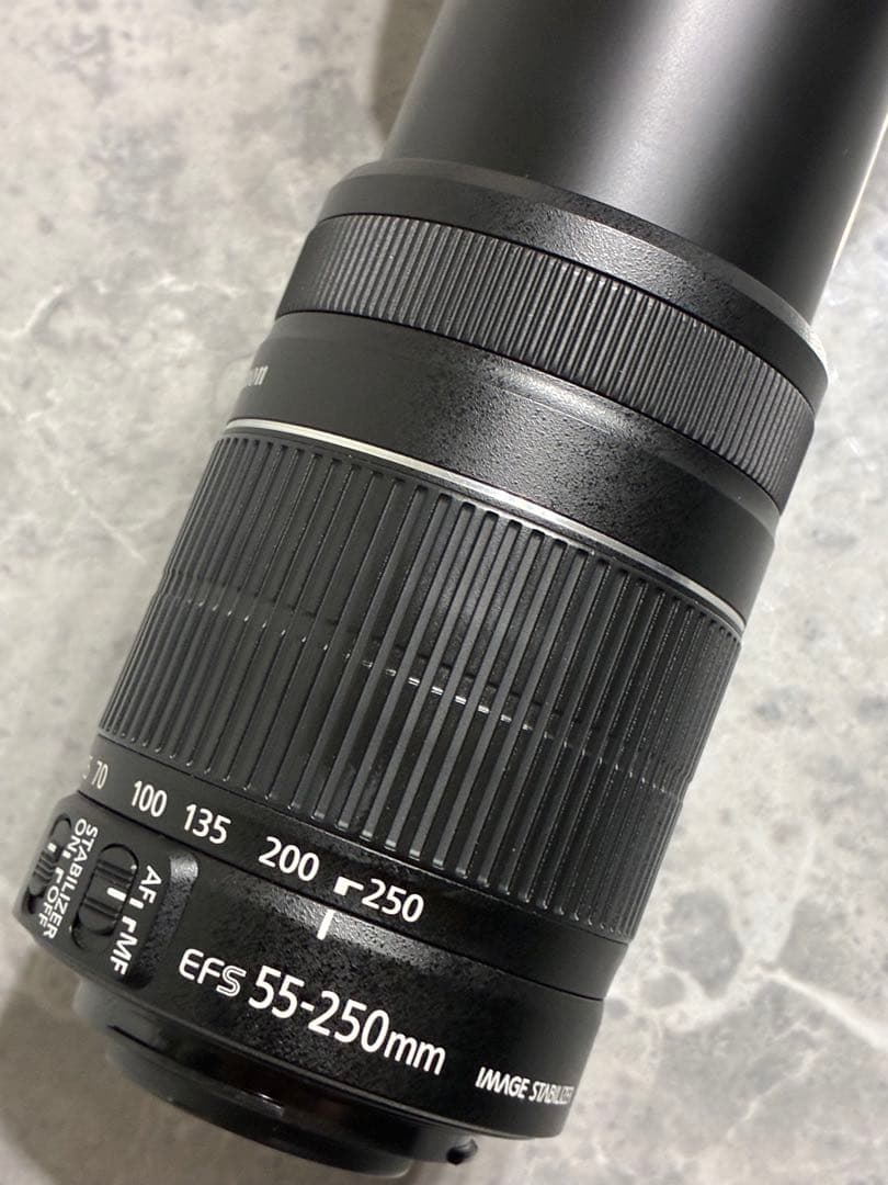 ⭐️美品⭐️ Canon EF-S 55-250mm IS II フード付望遠レンズ