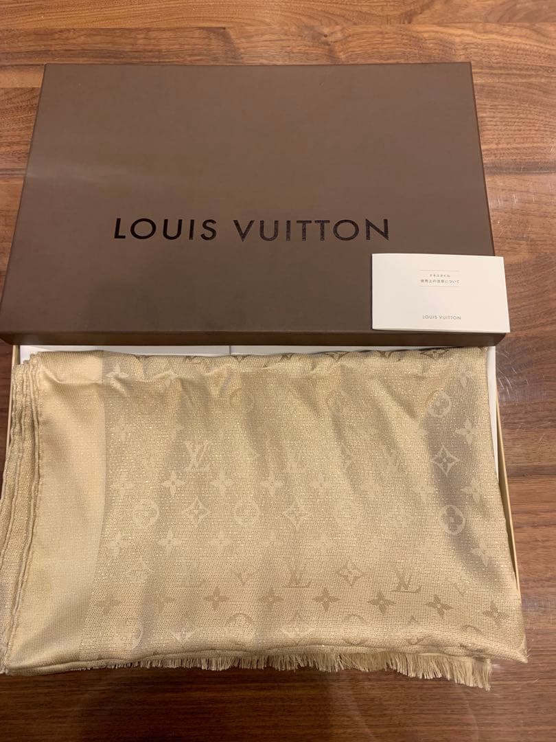 LOUIS VUITTON モノグラム シャインショール ／タグなし/箱なし