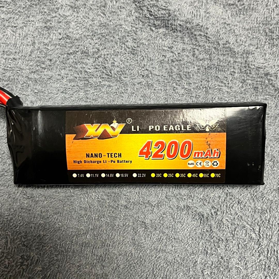 た*読様 中古ラジコンパーツセット。モーター3種・バッテリー2種・受信機・サーボ
