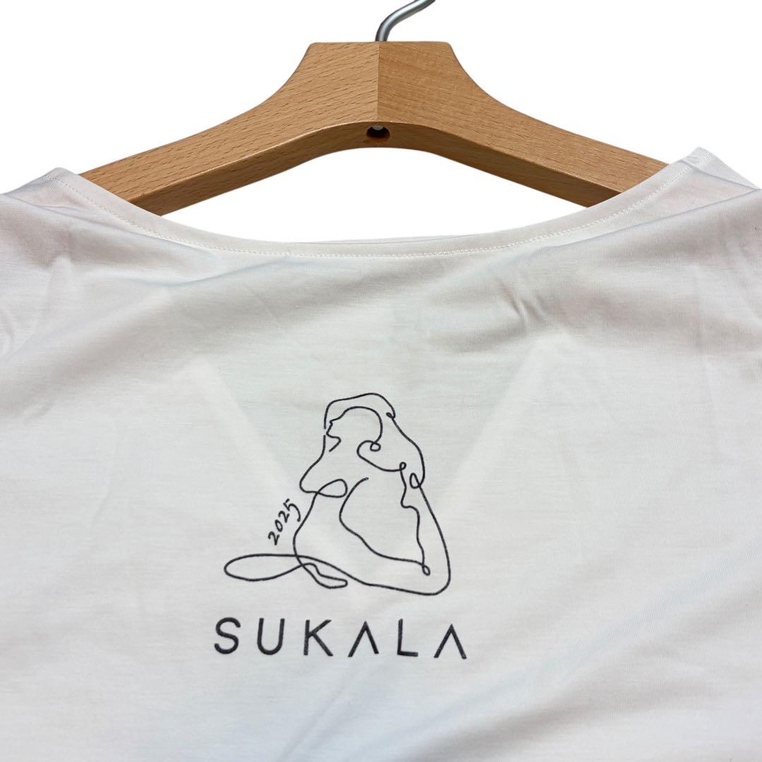 ❤️ 2025 限定 SUKALA スカーラ プリントドレープ Tシャツ ラバ M
