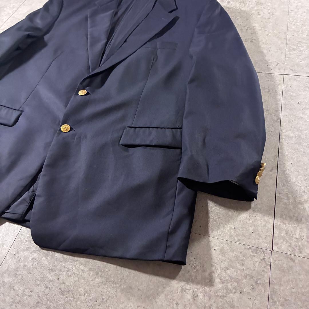 90s Lauren Ralph Lauren紺ブレ金ボタンテーラードジャケット