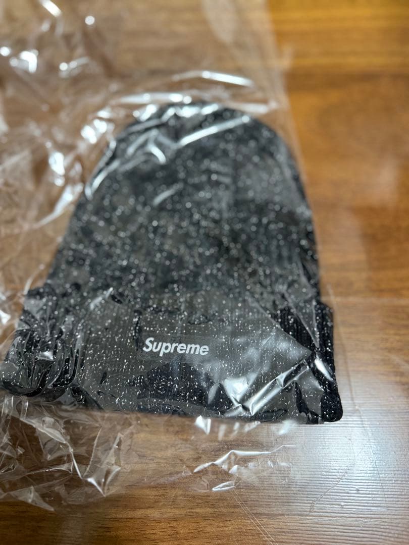 新品未使用 supreme Overdyed Beanie メタリックブラック
