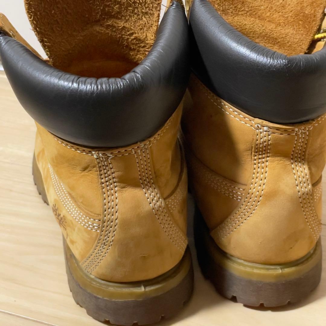 Timberland ベージュ スウェードブーツ24.5