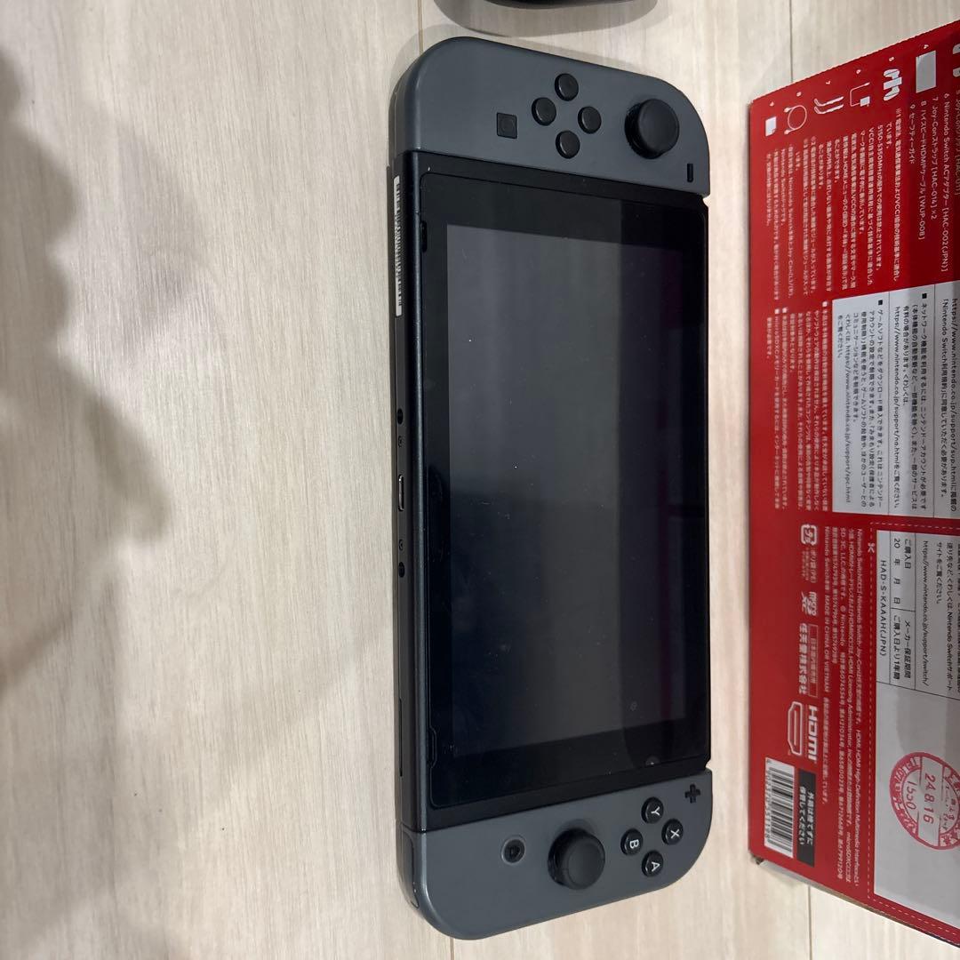 Nintendo Switch グレー 本体 付属品