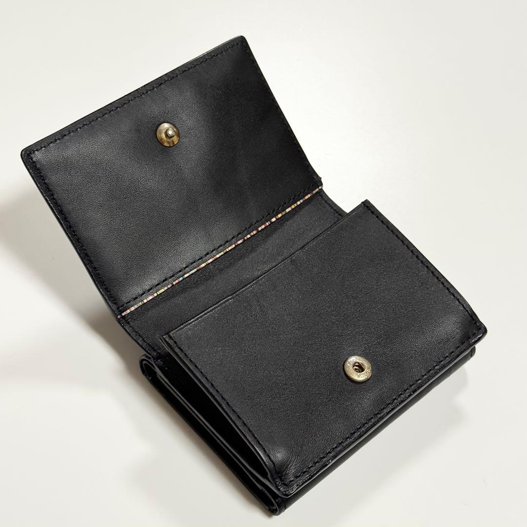 Paul Smithポールスミス ミニエンボス 三つ折り財布 折財布 小銭入れ