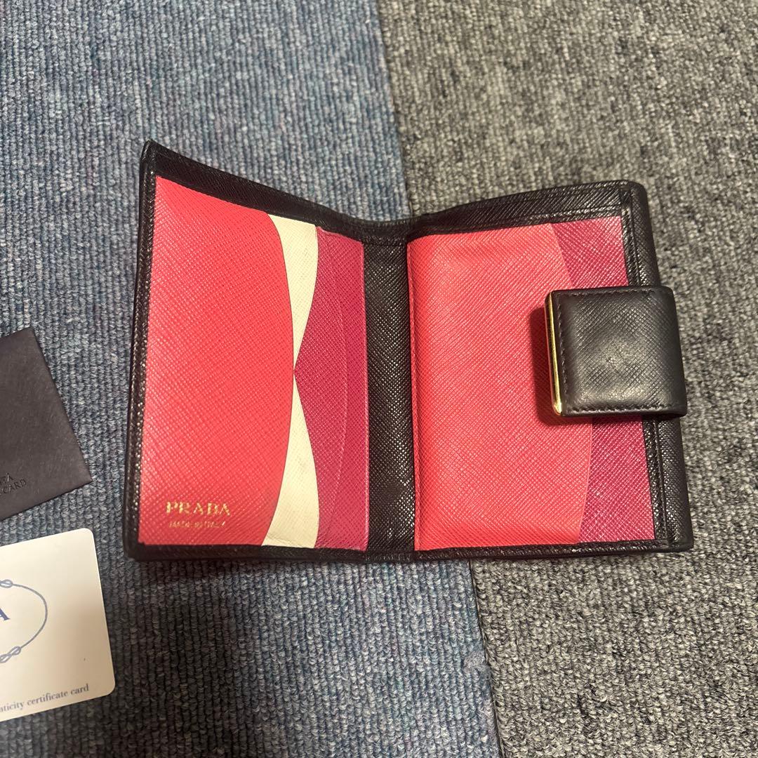 M*K様 新品12万円PRADA3折り財布 完売品 激レア