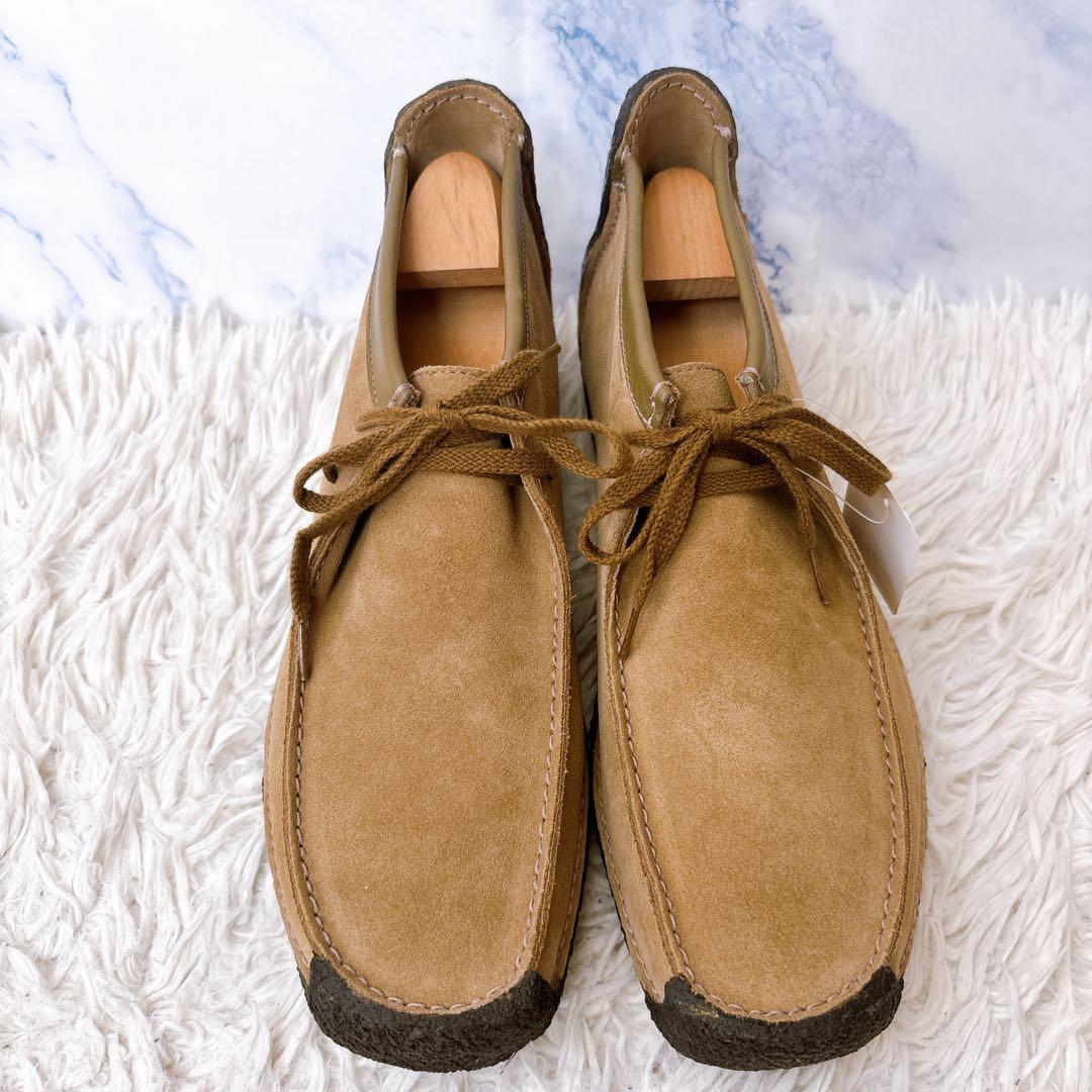 未使用品 Clarks クラークス ワラビー ナタリー スエード 8 1/2