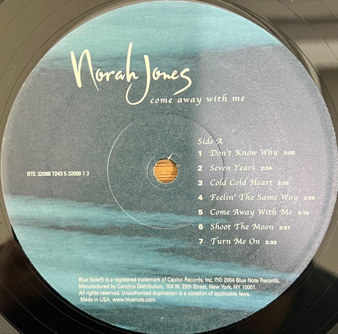【LP/US盤】Norah Jones / Come Away With Me