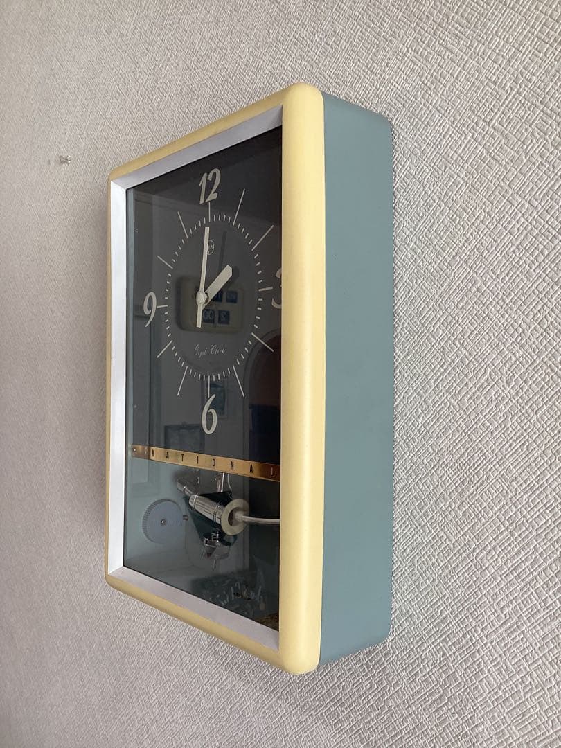 National (Panasonic)オルゴール時報　振り子時計　昭和30年代