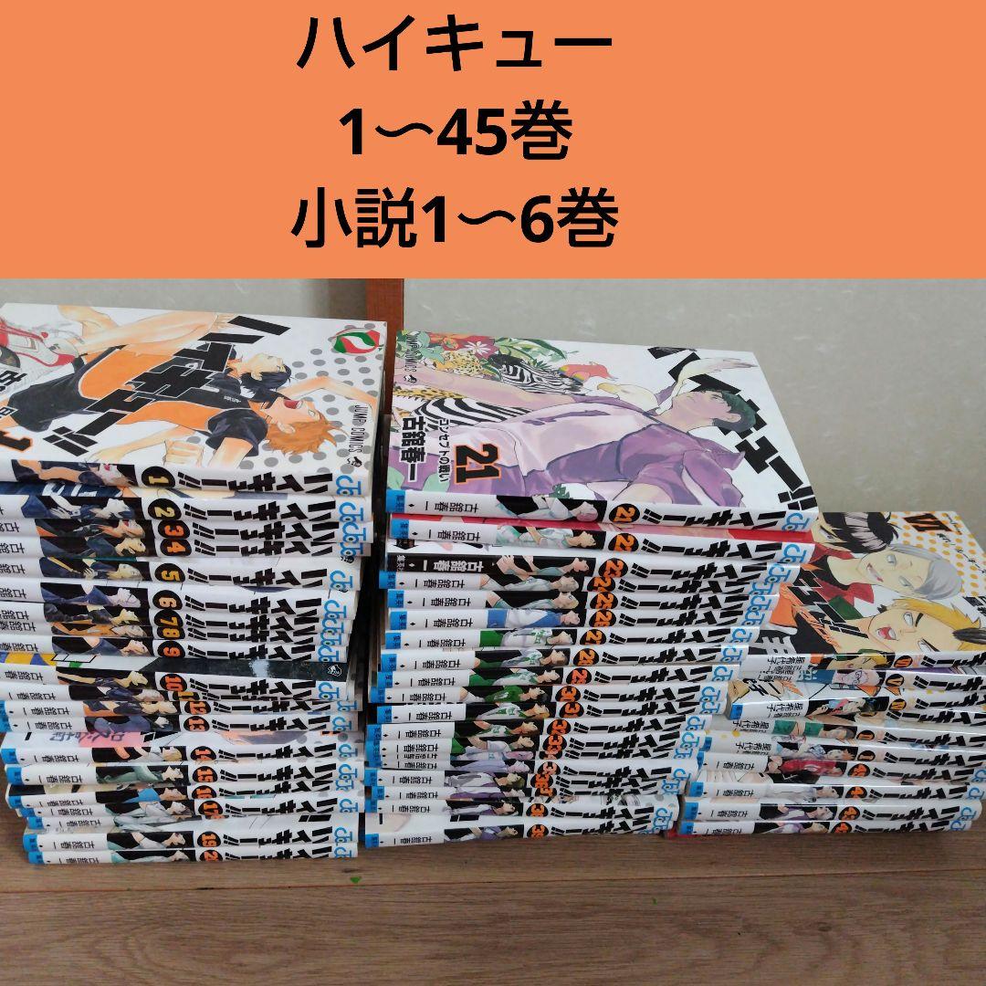 ハイキュー!! 1〜45巻＋小説1〜6 全巻