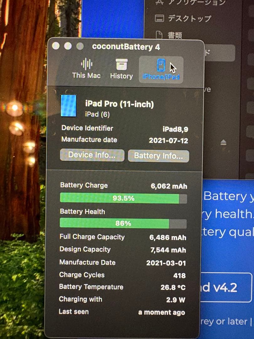 ipad pro 11インチ 第2世代 128GB WiFi
