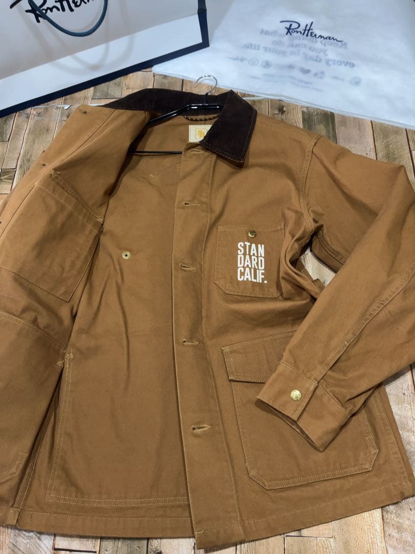 【木村拓哉着用モデル】STANDARD CALIFORNIA高級カバーオール茶L