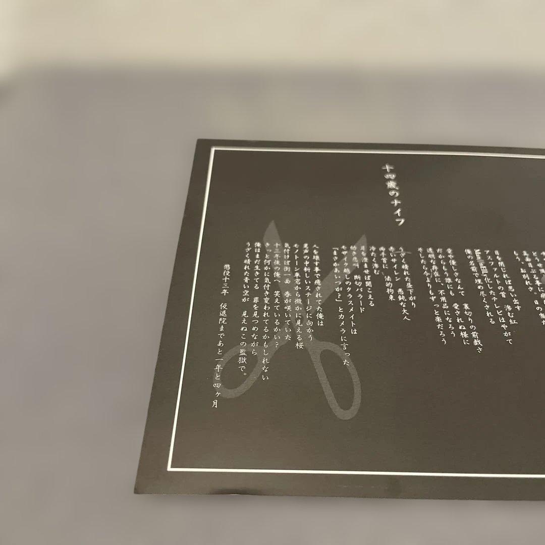 ガゼット the GazettE 十四歳のナイフ 会場限定 配布 CD