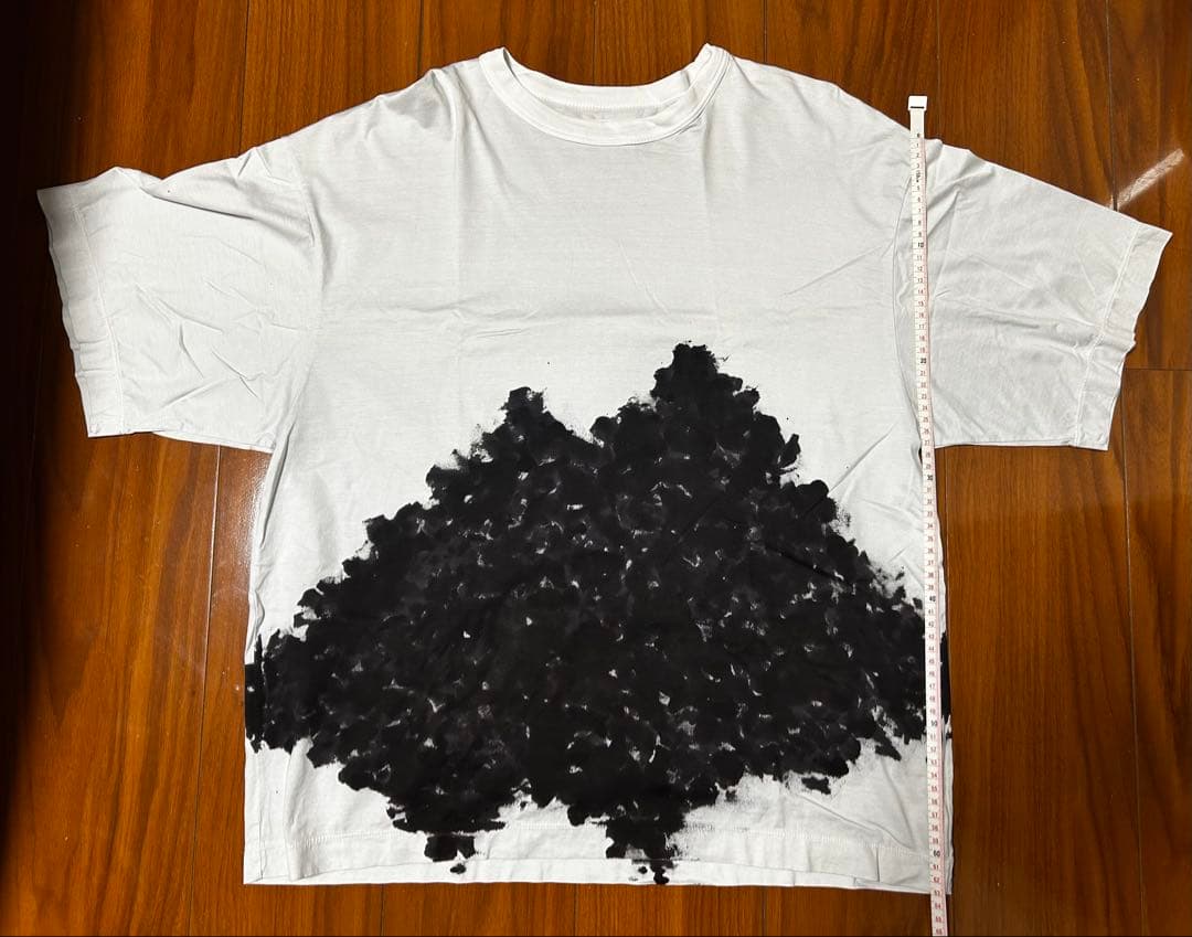 MARKAWARE Tシャツ サイズ3 黒ペイントデザイン