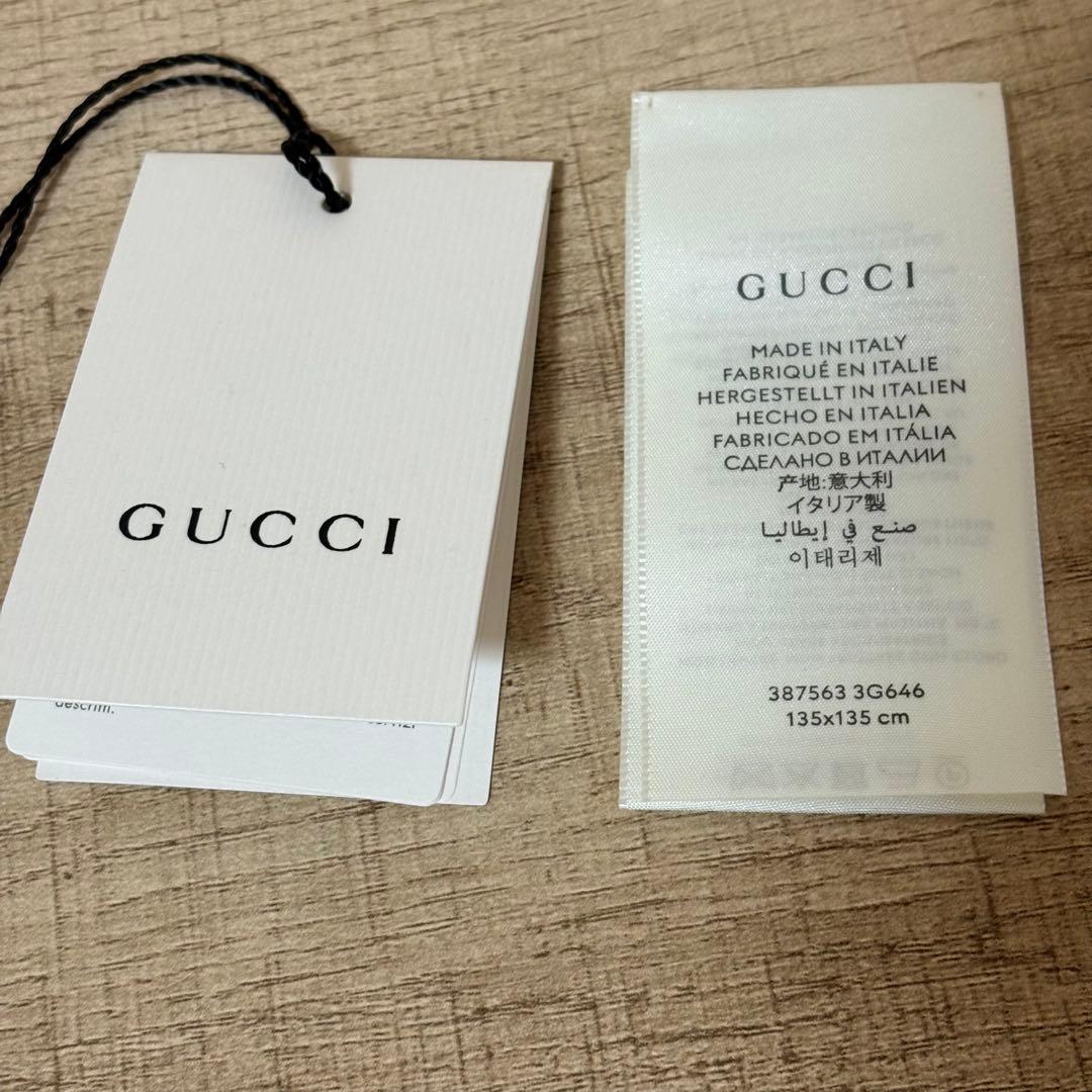 GUCCI GGロゴ ストール ベージュ