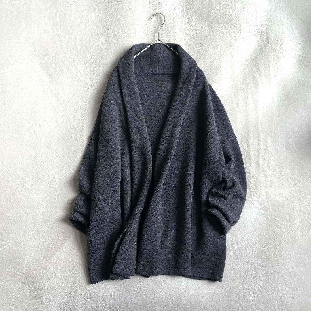 【ほぼ未使用✨】ドゥーズィエムクラス　スムースニットガウンコート　25AW 完売