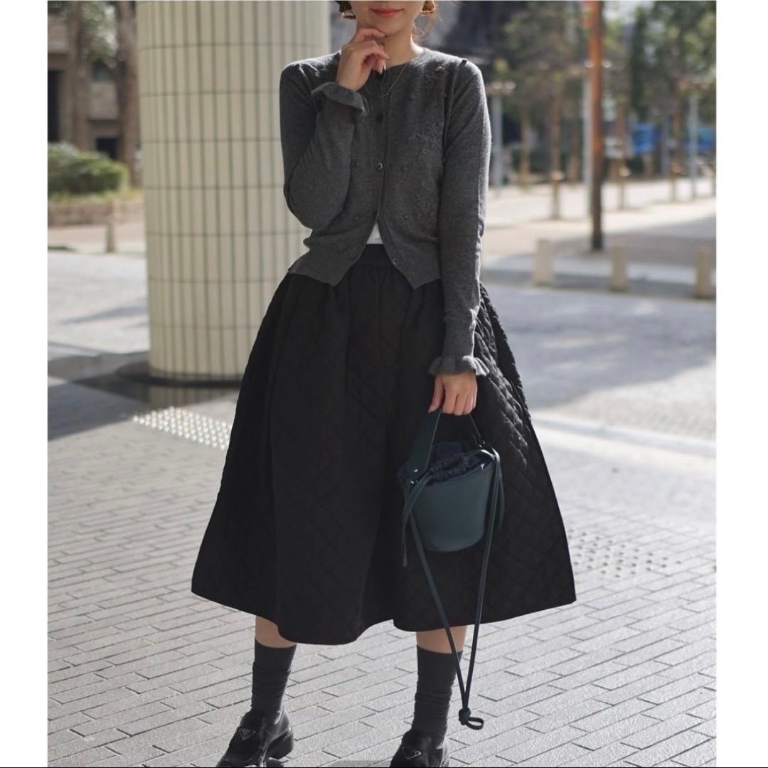 【美品】ジプソフィア　GPS-324 Quilt Skirt ブラック