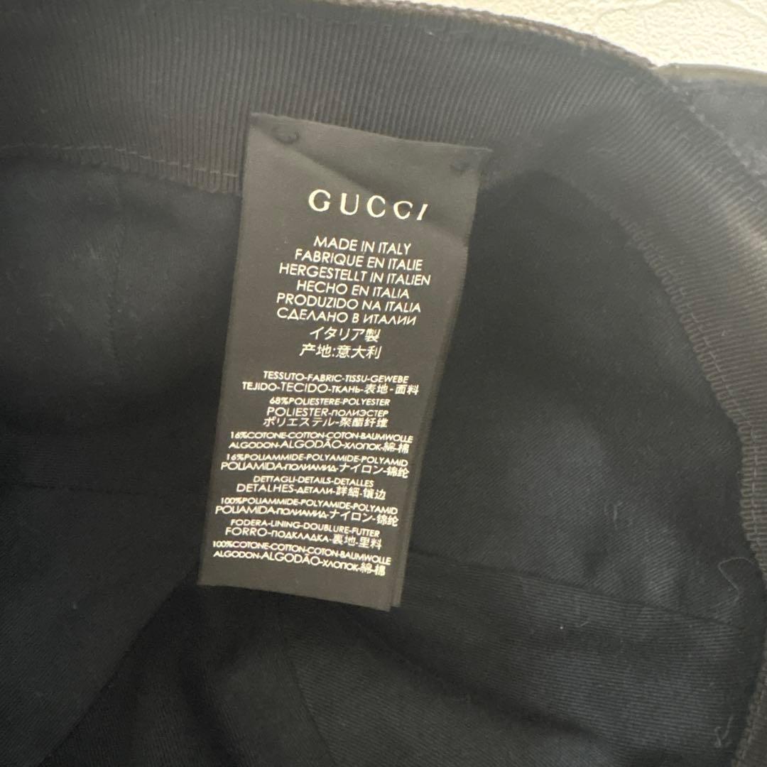 Gucci ブラック ベースボールキャップ