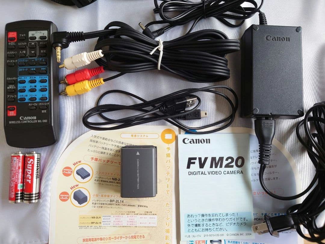 Canon デジタルビデオカメラ FV M20 本体