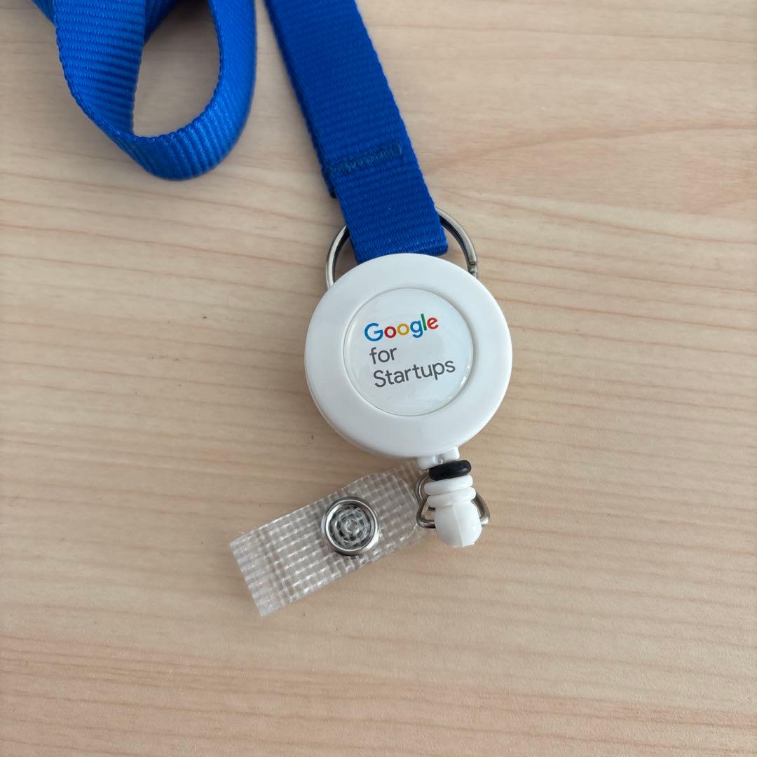Google for Startups リール付きネックストラップ