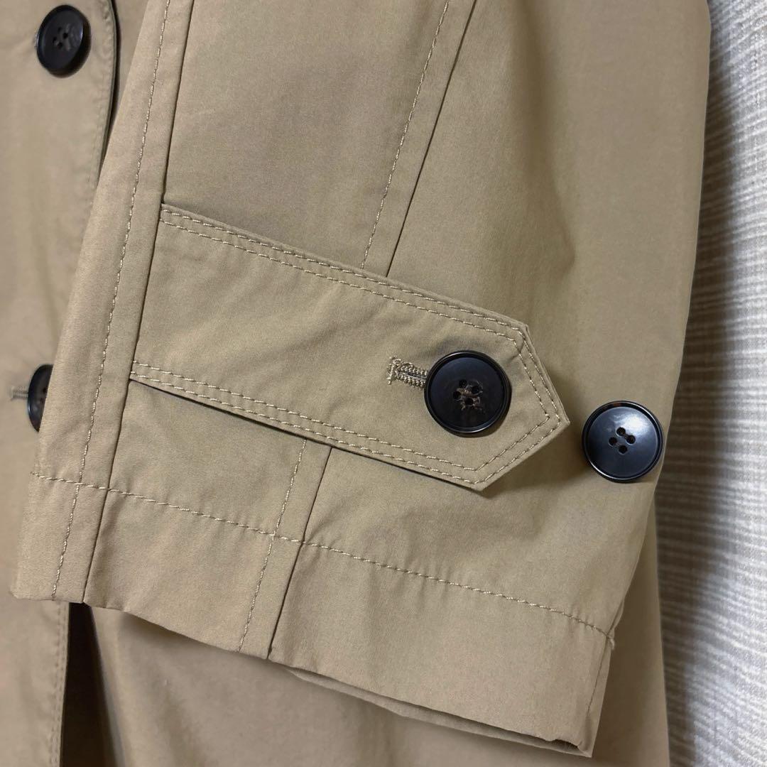 スピックアンドスパン C/P ミドル丈トレンチコート