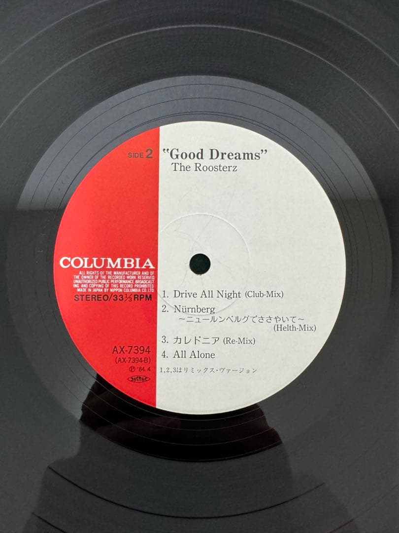 THE ROOSTERS ルースターズ　レコード　帯付き