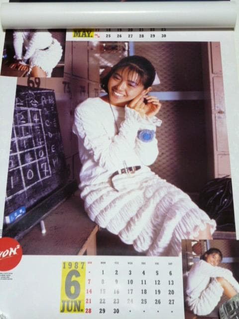 小泉今日子 1987年 カレンダー