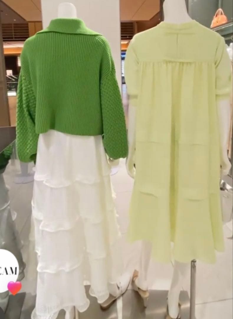 ADEAM アディアム フォクシー Plumeria Knit Dress
