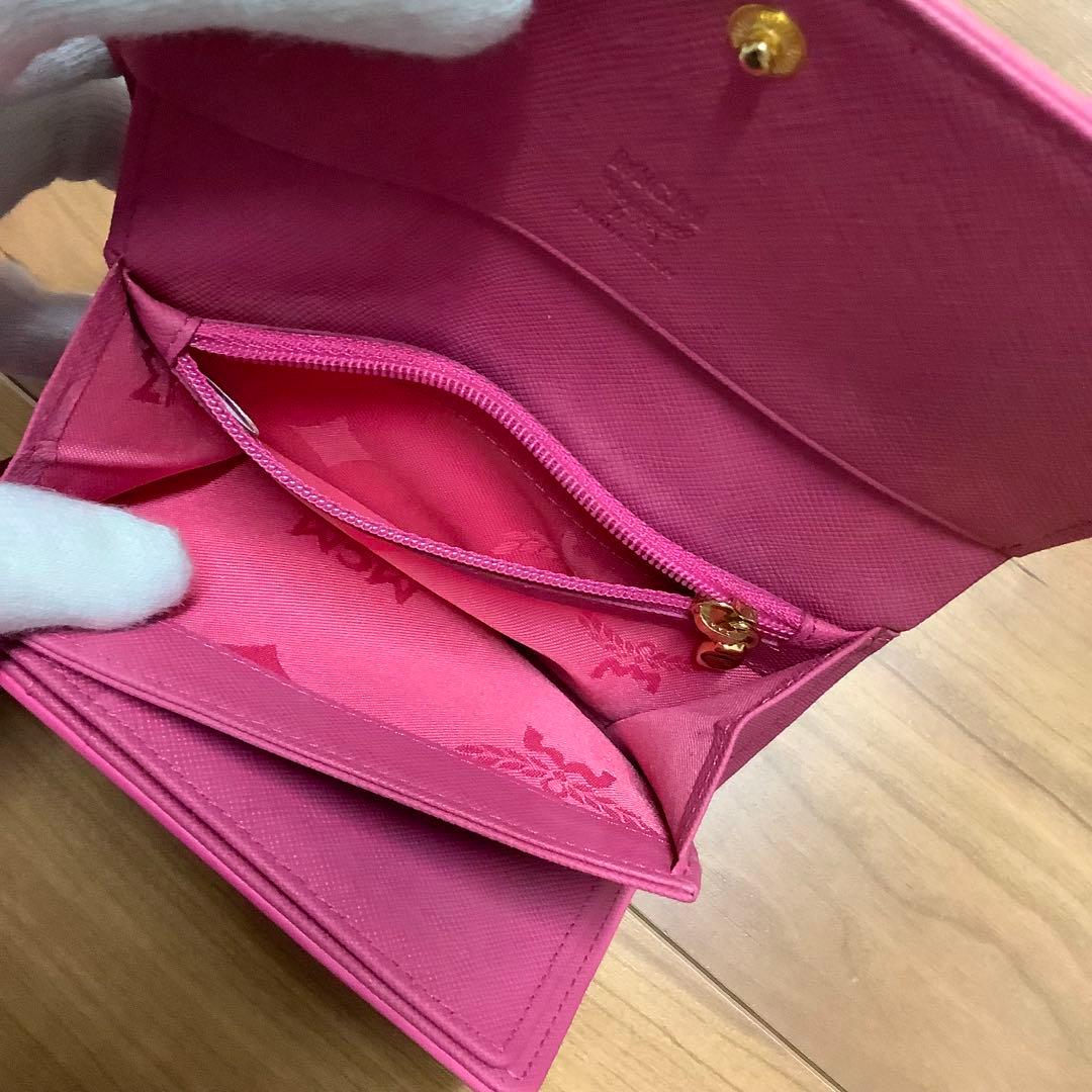 MCM 三つ折り財布　ヴィセトス　ロゴグラム　ラビット　コンパクトウォレット