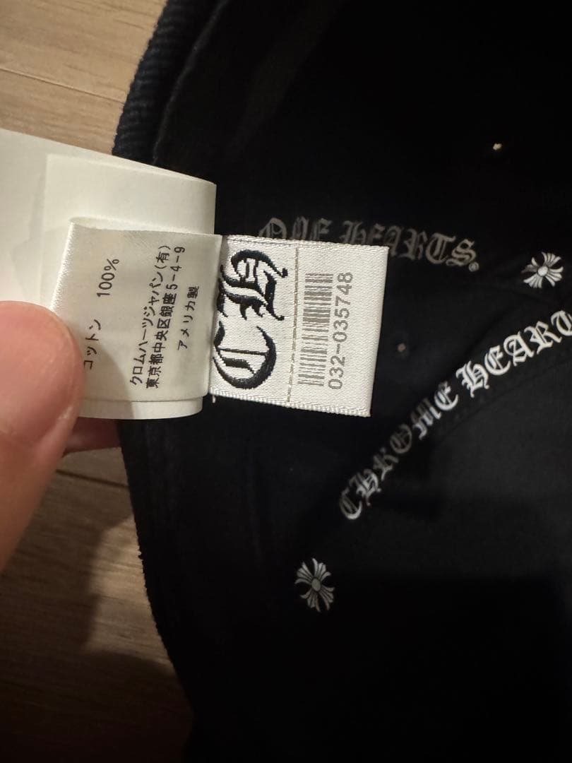 美品確実正規　CHROME HEARTS ベースボールキャップ　クロムハーツ