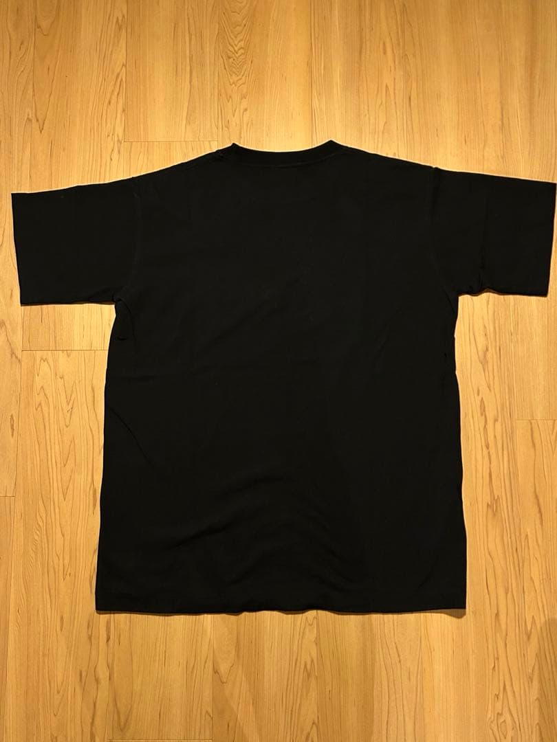 BoTT チェック柄ロゴ Tシャツ ブラック