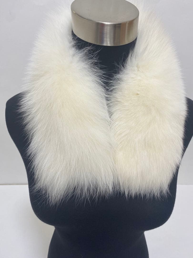 ［新品］毛皮マフラー(フォックス) 茶色　常凛様