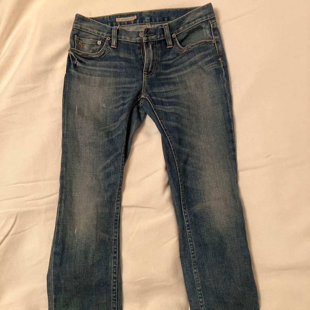 ラルフローレン　スリムフィット ダメージ加工 デニムパンツ　m