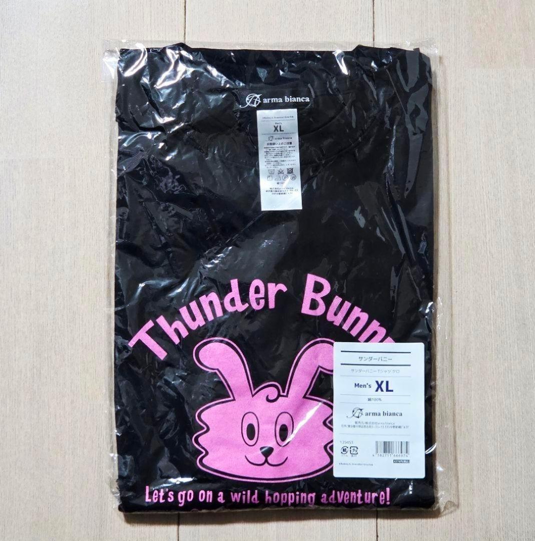 ★Thunder Bunny サンダーバニー★半袖Tシャツ★ブラック XL★新品