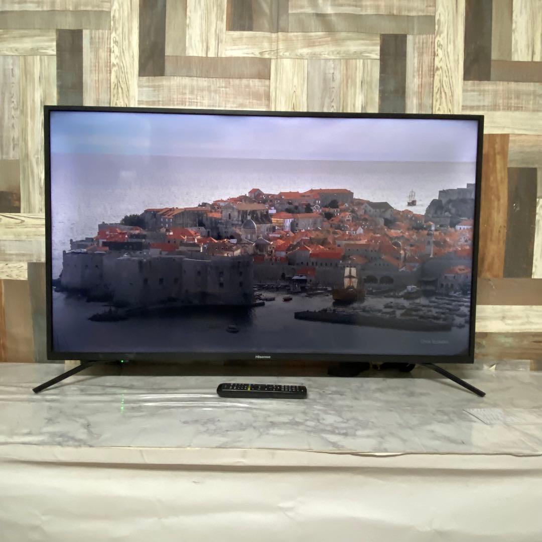全国送料込❣️ ハイセンス 50V型4K液晶テレビ外付けHDD 裏番組録画対応