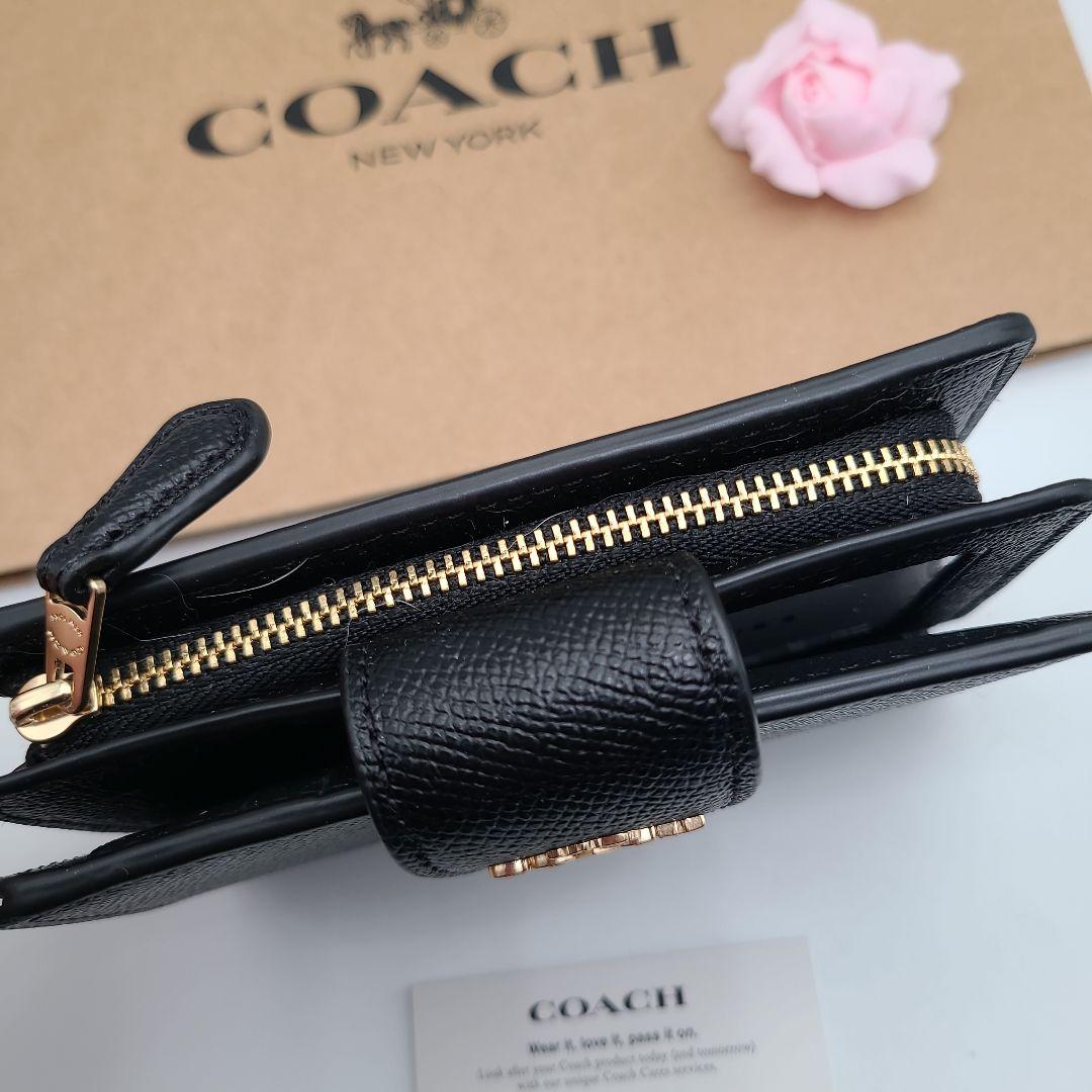 新品　COACH　コーチ　折り財布　ジップウォレット　正規品