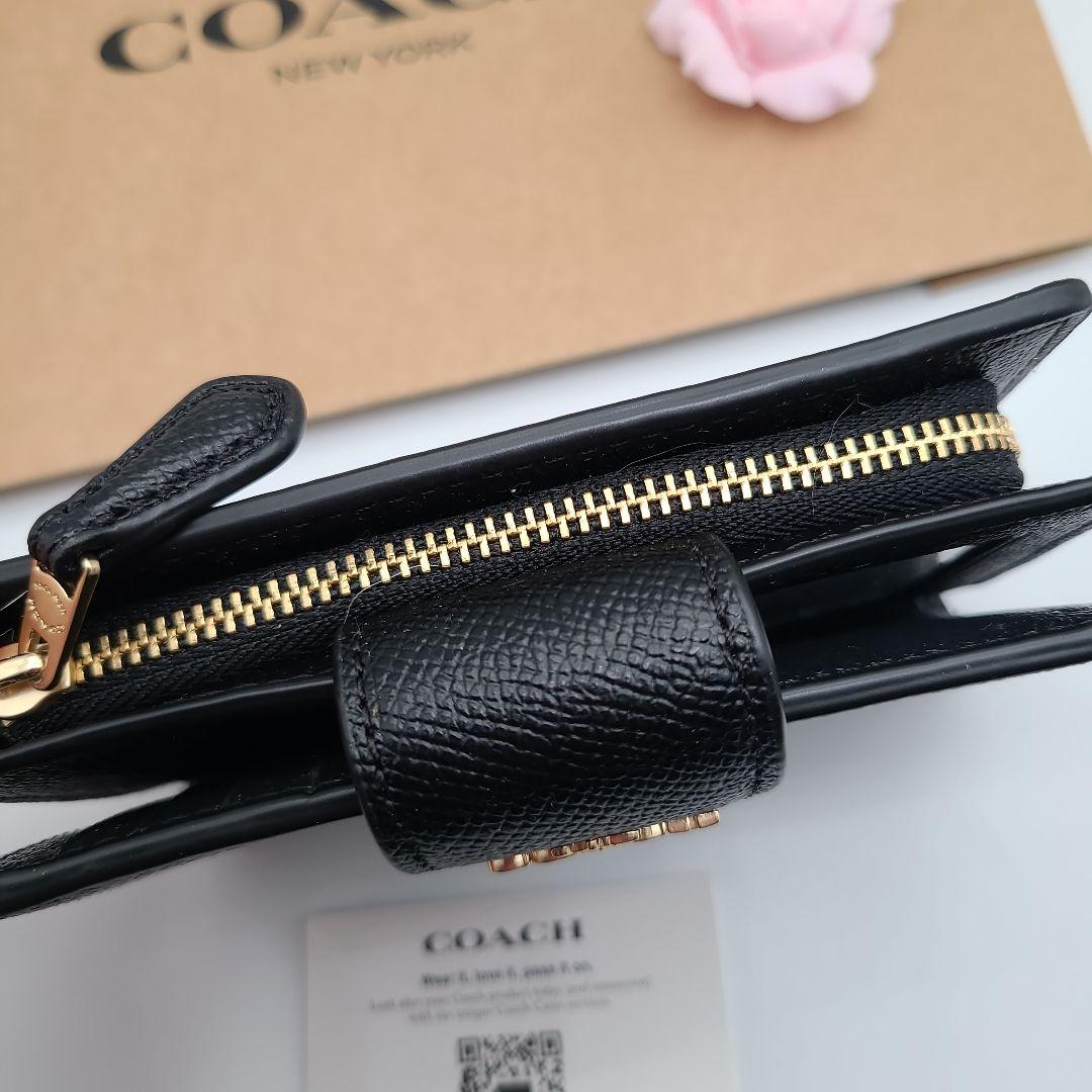 新品　COACH　コーチ　折り財布　ジップウォレット　正規品