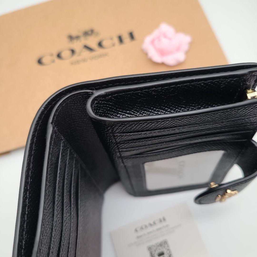 新品　COACH　コーチ　折り財布　ジップウォレット　正規品