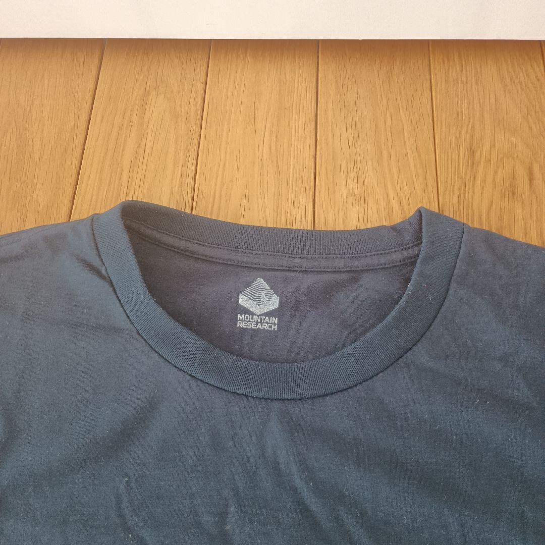 【L】マウンテンリサーチ　アナルコ　HOLIDAY　ネイビー　Tシャツ