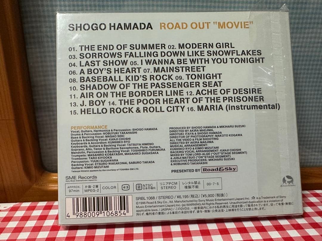 希少新品浜田省吾ON THE ROAD FILMS/ROAD OUT MOVIE