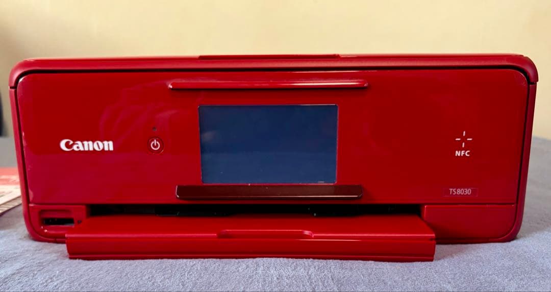 Canon キャノン TS8030 レッド プリンター 難あり　インク17本付き