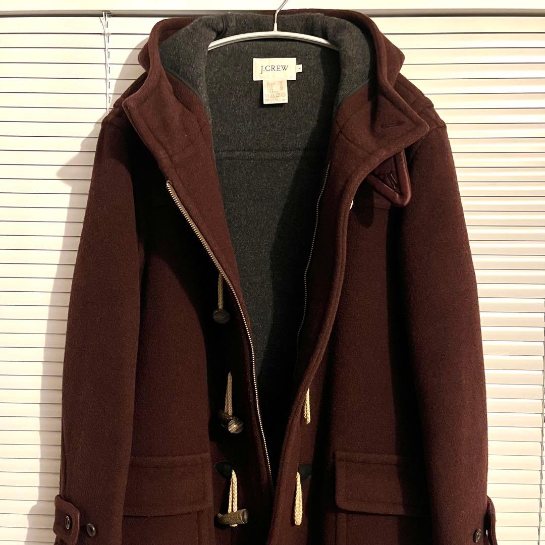 90s 希少カラー J.CREW ジェイクルー ダッフルコート ウール ロング丈