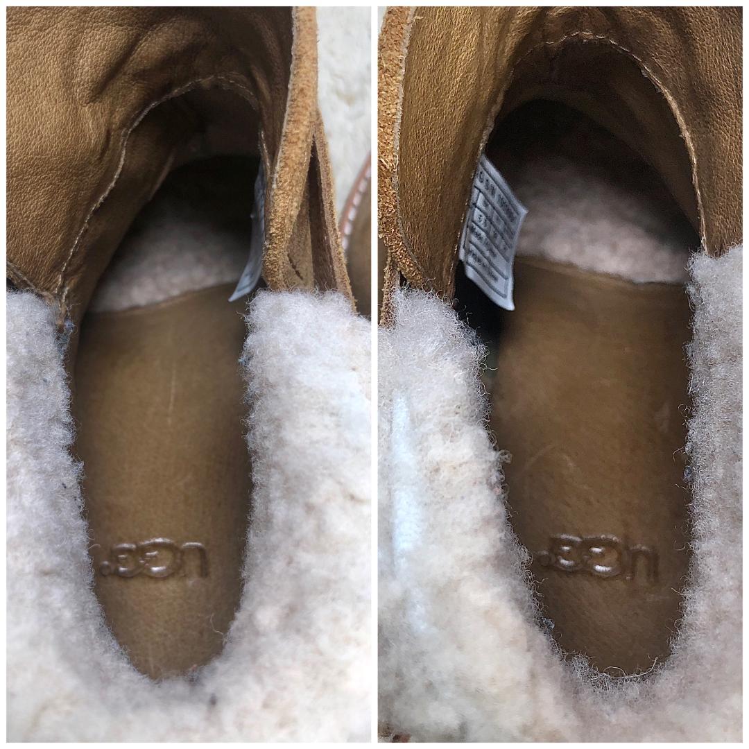 ★美品★　UGG ムートンブーツ 24㎝　スエード　ウェッジヒール ブーツ