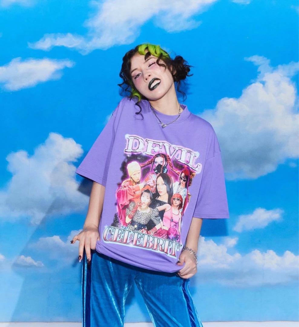 RE.仲里依紗　3rdアニバーサリーツアーTシャツ　パープル